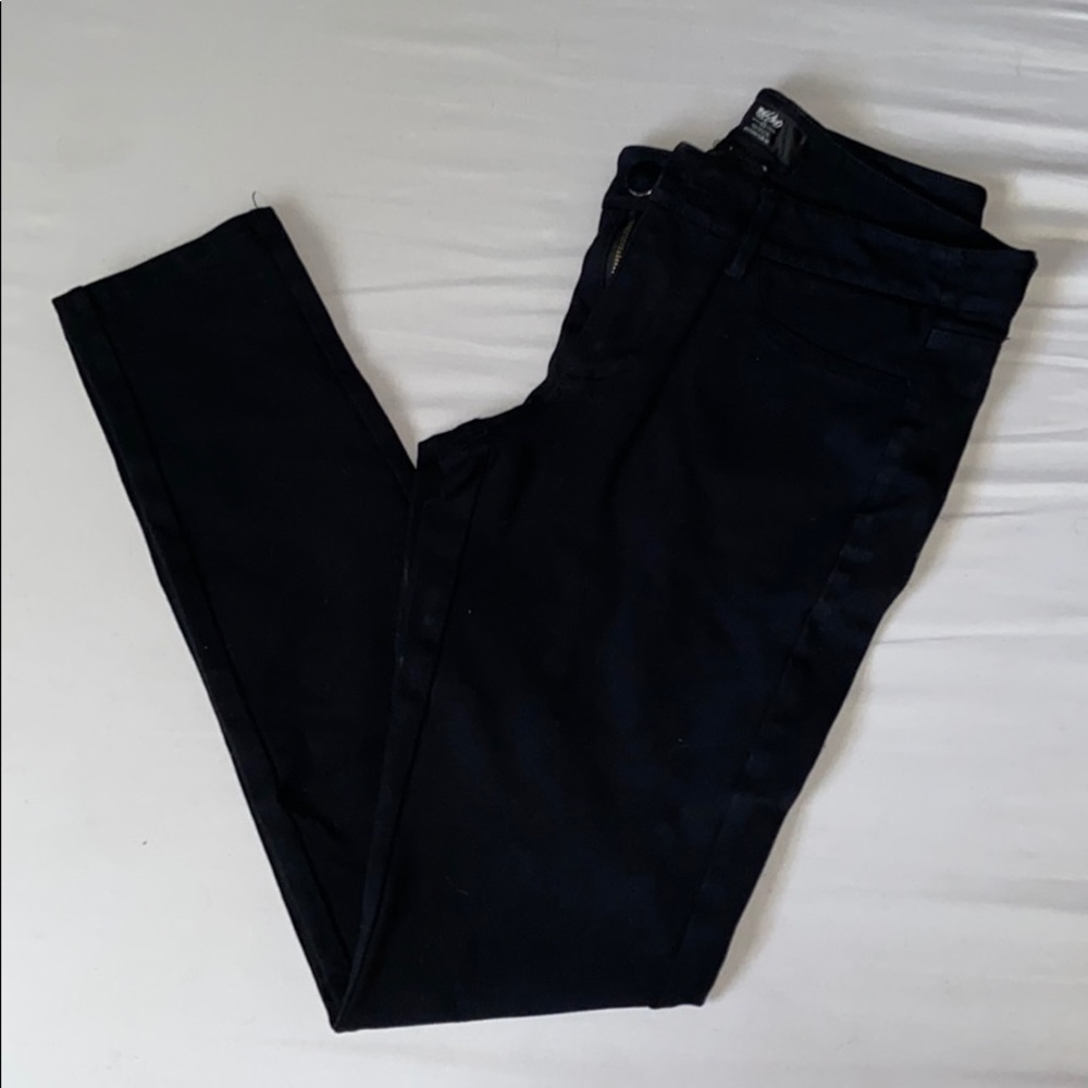 Black dress stretch pants